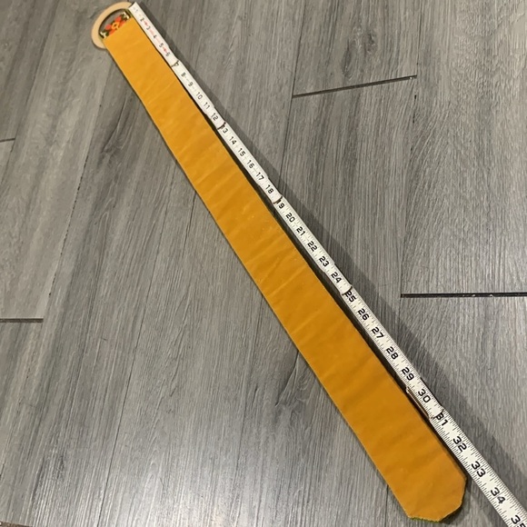 70’s Vintage Boho Hand Sewn Cross Stitch Floral Belt Size S - Picture 5 of 9